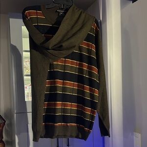 Men's Crewneck Sweater with Stripes